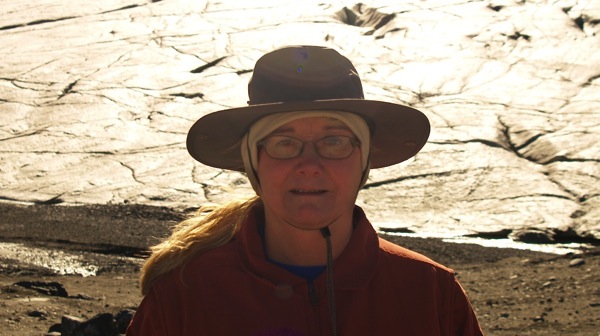 BanffNPConnieAtGlacier2010