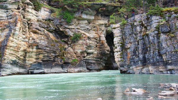 JasperNPAthabascaFallsCanyonExit.jpg JasperNPAthabascaFallsCanyonExit