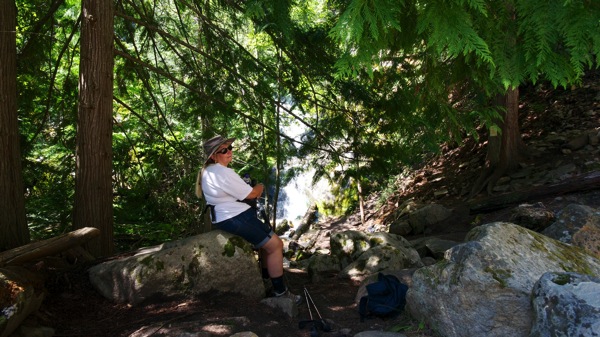 SalmonArmConnieAtSyphonFalls