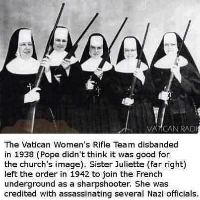 Vatican Women's rifle team.jpg Vatican Women s rifle team