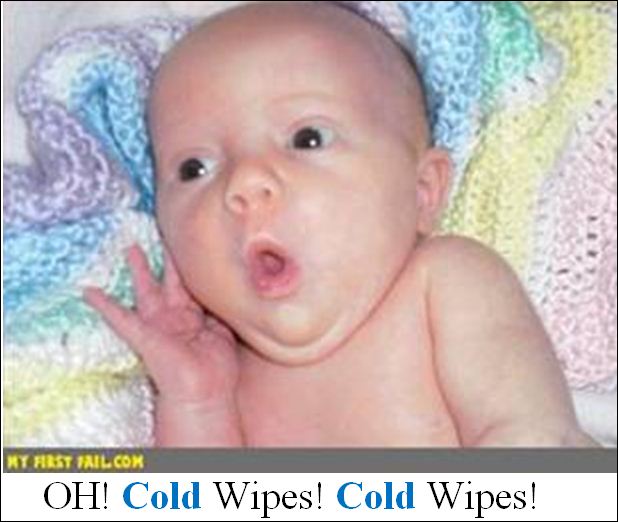 Cold wipes