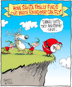 SantaTestingReindeer