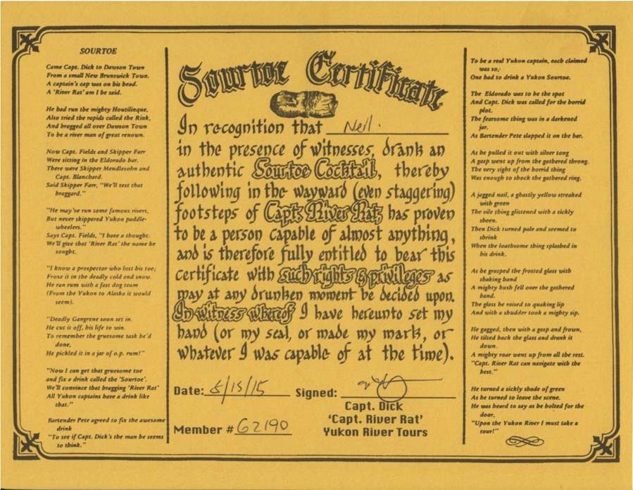 Sourtoe Cocktail Certificate 2015 815  dragged