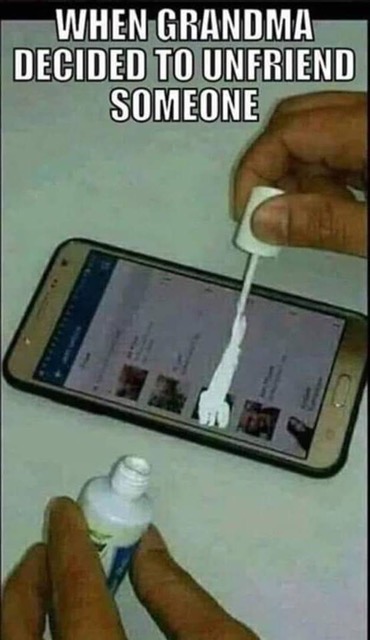 GrammaUnfriending