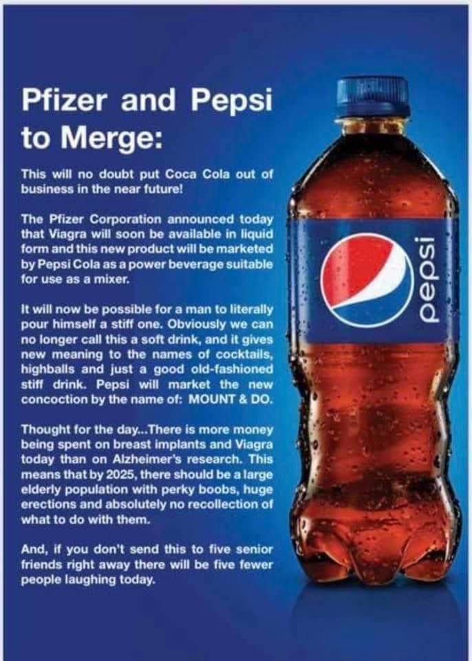 PepsiPfizerMerge