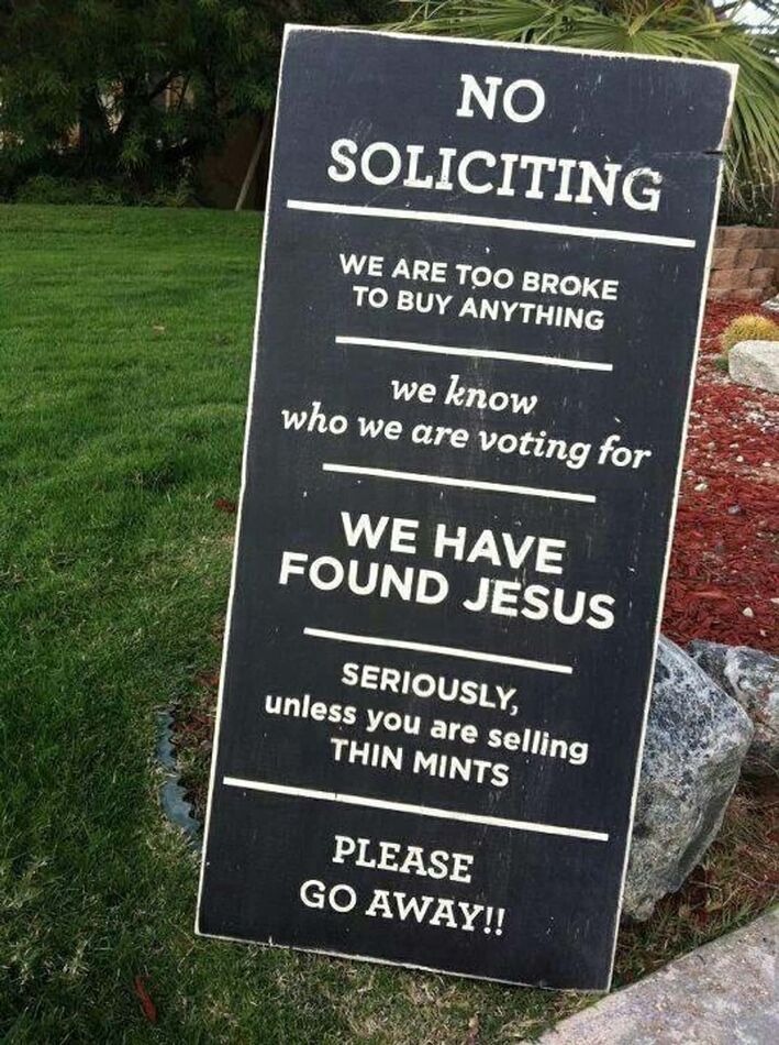 NoSolicitiing