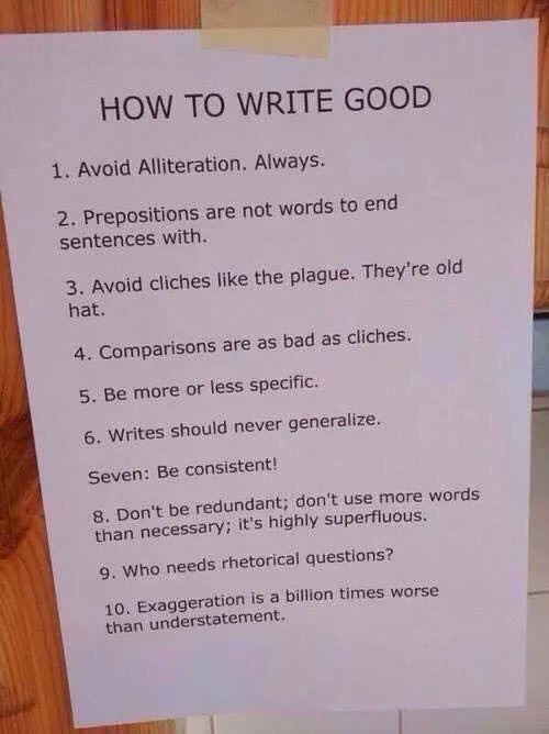 HowToWriteGood